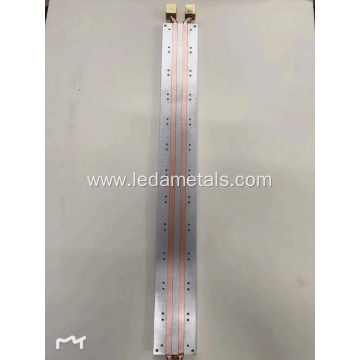 Copper Tube Pipe Water Cooling Plate for EV